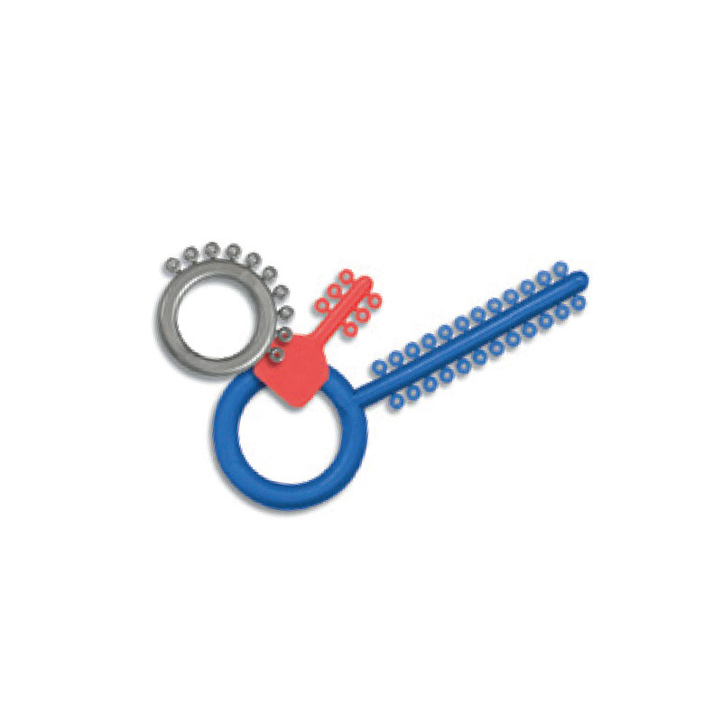 PLASTIC LIGATURES SIX STICK BLACK 160...