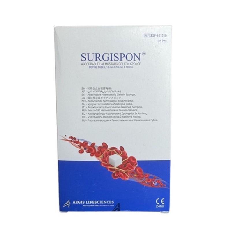 SURGISPON-Éponge hémostatique CUBES