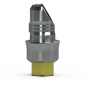 Hybrid Abutment Base, 2mm Collar Height