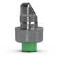 Hybrid Abutment Base, 2mm Collar Height