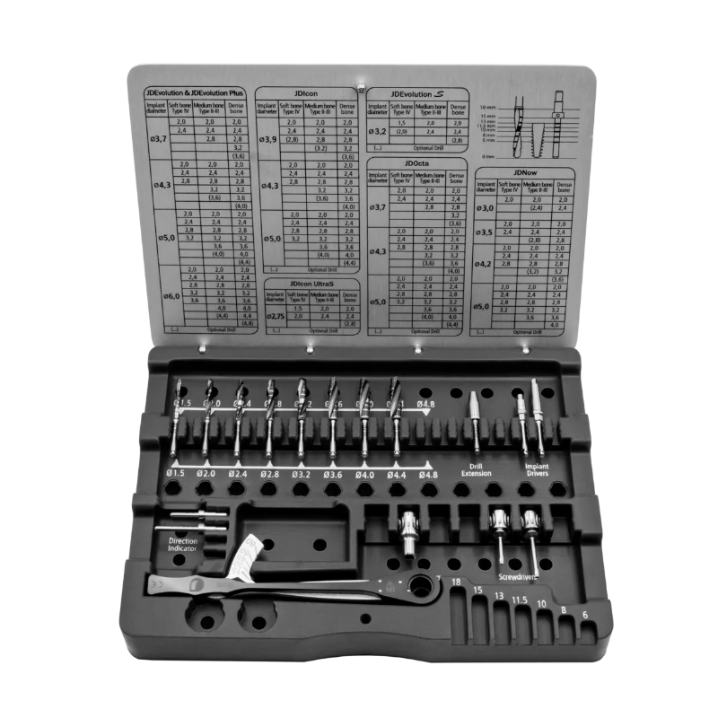 Kit chirurgical en aluminium